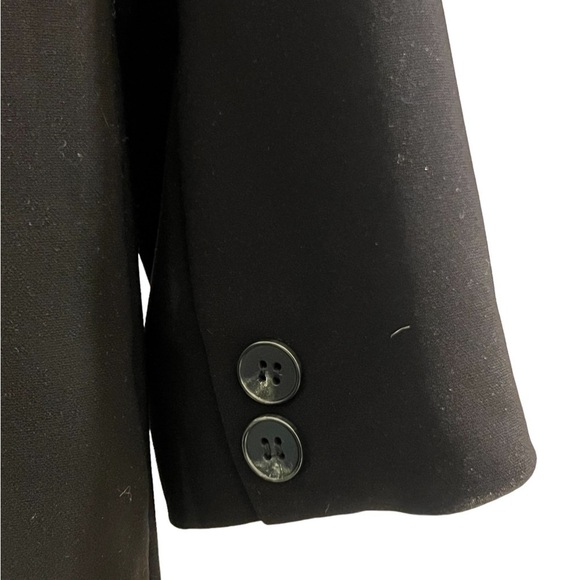 London Fog Women's Trench Coat Size M Black Paisley Lining - Picture 7 of 14